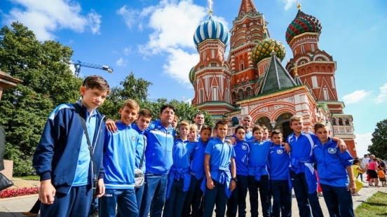 „Сините“ са вече в Москва (Снимки)